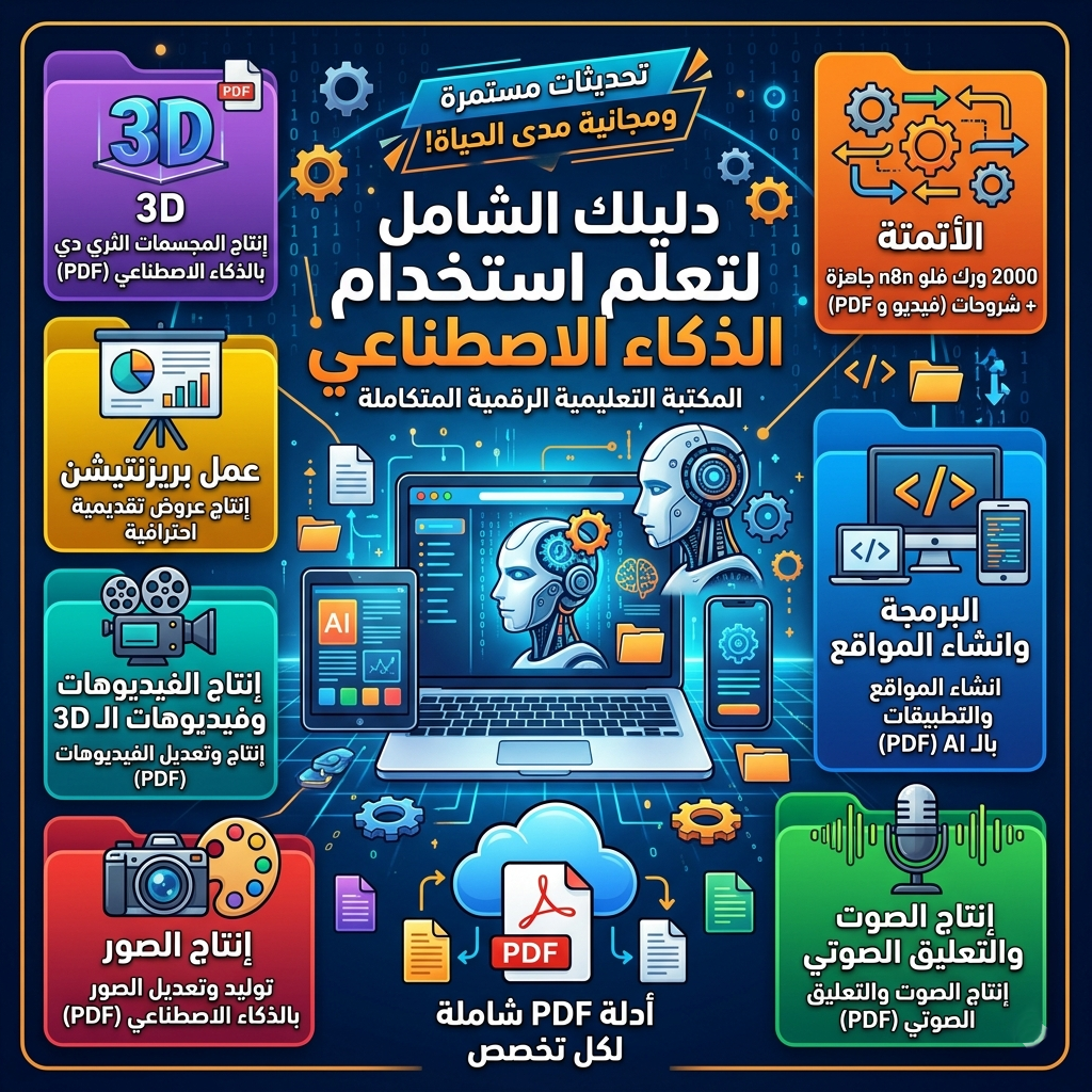 دليلك الشامل لتعلم استخدام الذكاء الاصطناعي