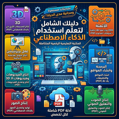 دليلك الشامل لتعلم استخدام الذكاء الاصطناعي