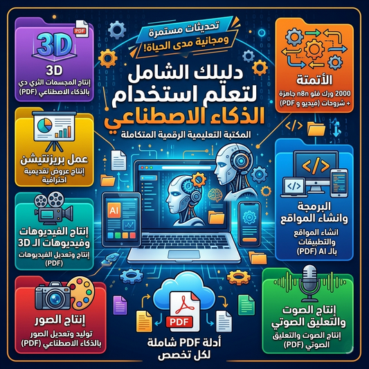 دليلك الشامل لتعلم استخدام الذكاء الاصطناعي